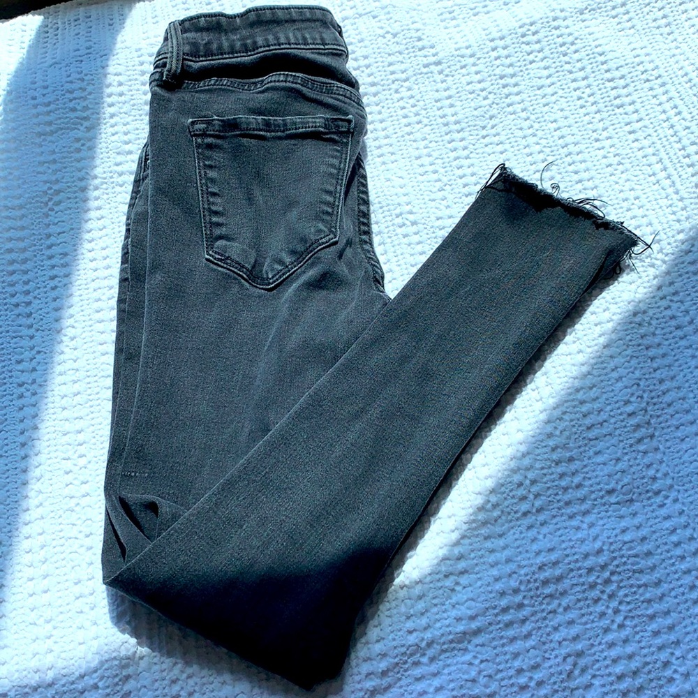Mid rise skinny jeans